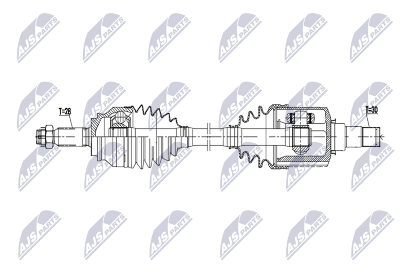 NTY NPW-MS-116 Drive Shaft