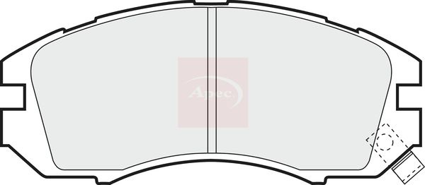 APEC Brake Pad Set, disc brake PAD739