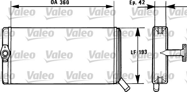 Εναλλάκτης θερμότητας, θέρμανση   NEW ORIGINAL PART