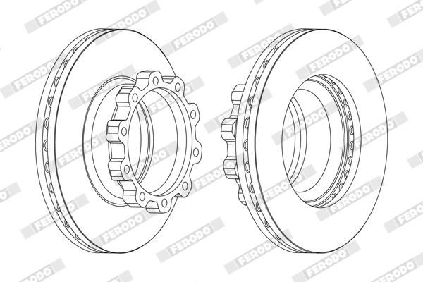 Disque+de+frein FERODO FCR170A