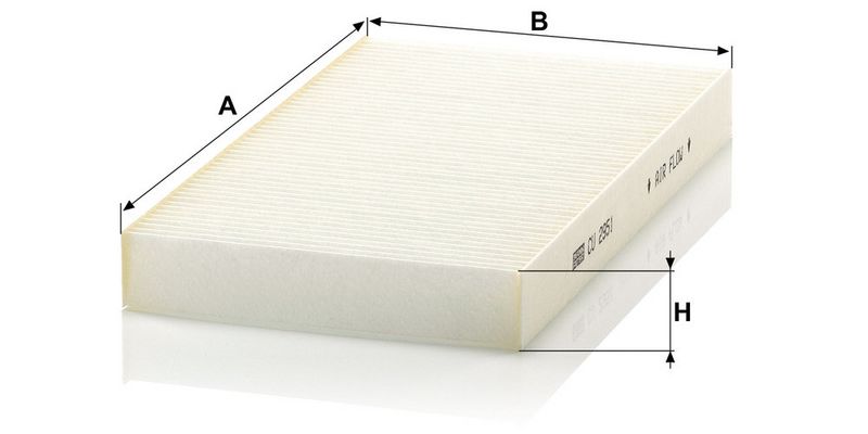 Filter, salongiõhk, MANN-FILTER CU 2951