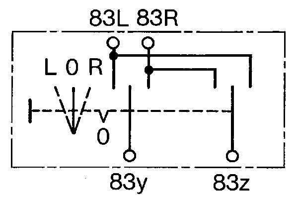 BOSCH 0 343 302 003 Switch, window regulator