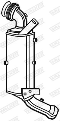 WALKER 73161 Soot/Particulate Filter, exhaust system