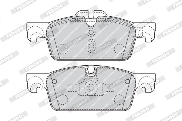 FERODO Plaquettes de frein à disque FDB4405