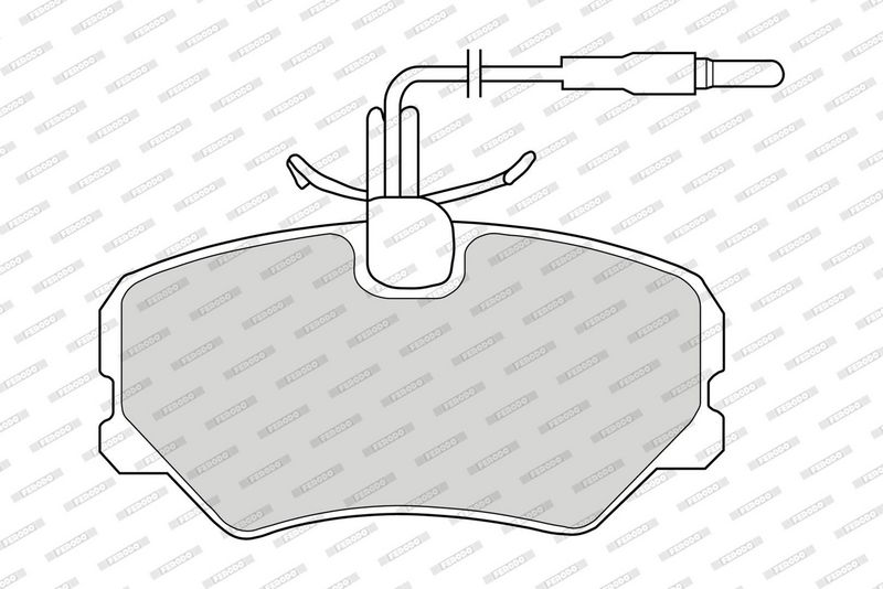 FERODO Plaquettes de frein à disque FDB540