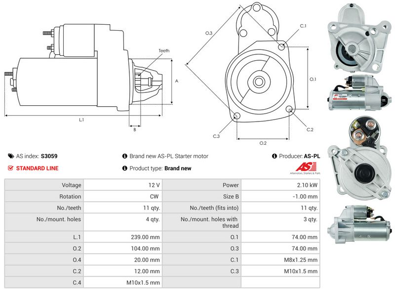 AS-PL S3059 Starter