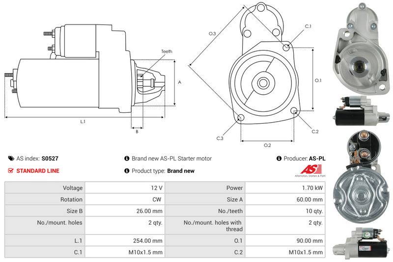 AS-PL S0527 Starter