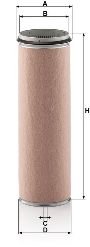 Lisa õhufilter, MANN-FILTER CF 1600