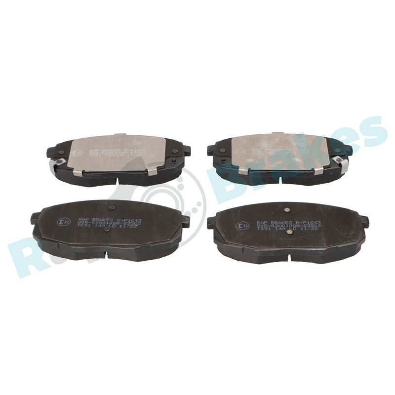 RAP BRAKES R-P1643 Brake Pad Set, disc brake