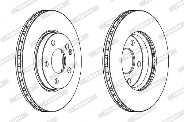 FERODO DDF1220C Brake Disc