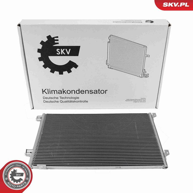 ESEN SKV 86SKV558 Condenser, air conditioning