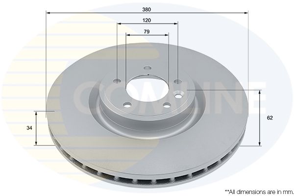 Comline Brake Disc ADC5048V