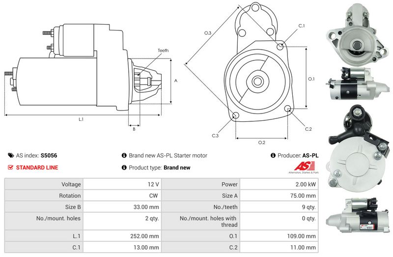 AS-PL S5056 Starter