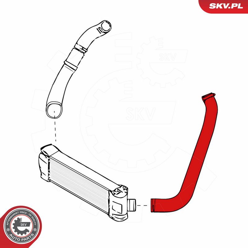 ESEN SKV 24SKV905 Charge Air Hose