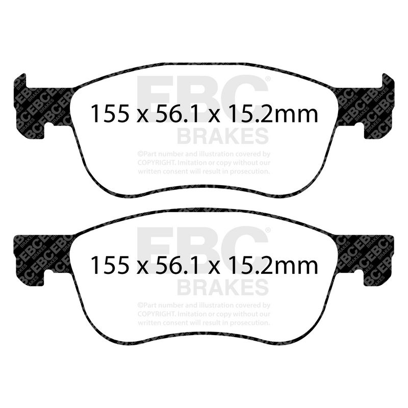 EBC Brakes Remblokkenset, schijfrem DP82353RPX