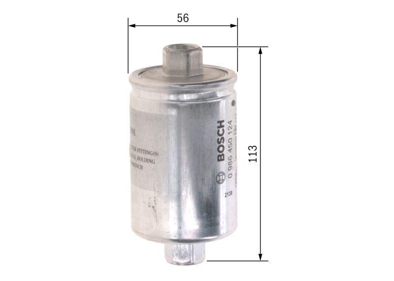 BOSCH 0 986 450 124 Fuel Filter