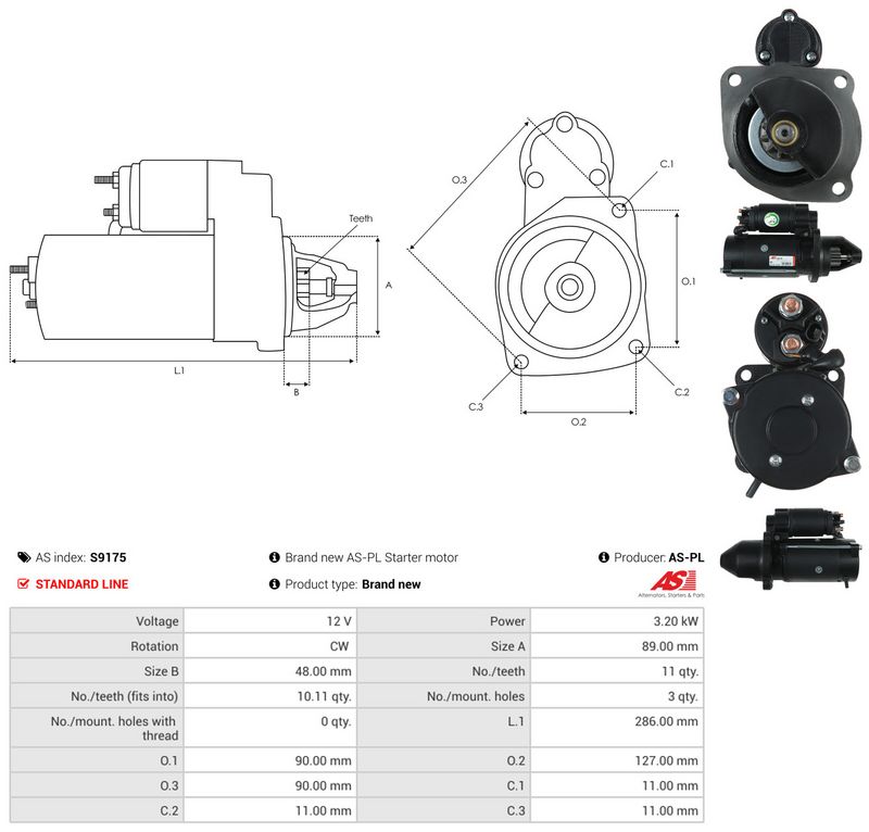 AS-PL S9175 Starter