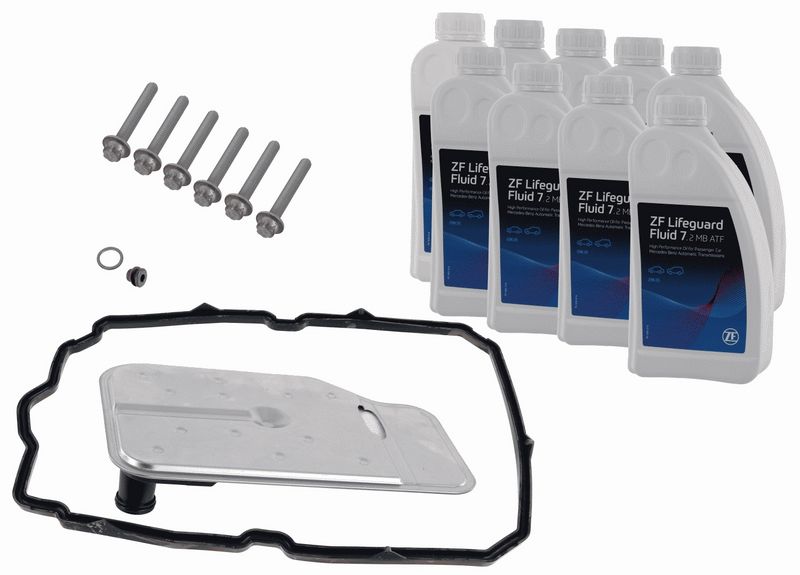 ZF Onderd.set, olie verversen van automatische versnellingsbak