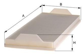 Фільтр, повітря у салоні, Mfilter K997