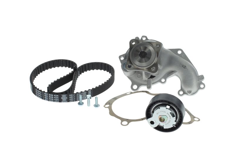 Veepump + hammasrihmakomplekt, BOSCH 1 987 945 308