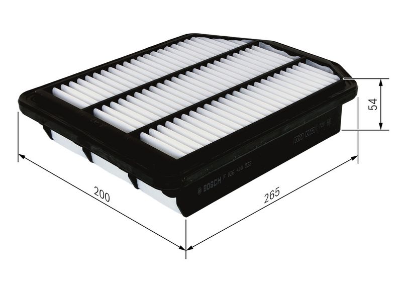 Õhufilter, BOSCH F 026 400 522