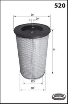 MISFAT Filtre à air R159