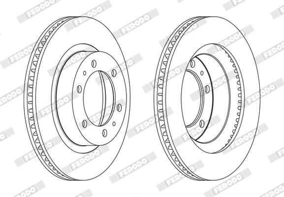FERODO DDF2606C Brake Disc