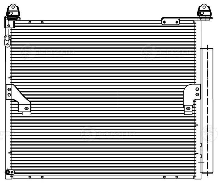 Конденсатор, система кондиціонування повітря, Luzar LRAC1972