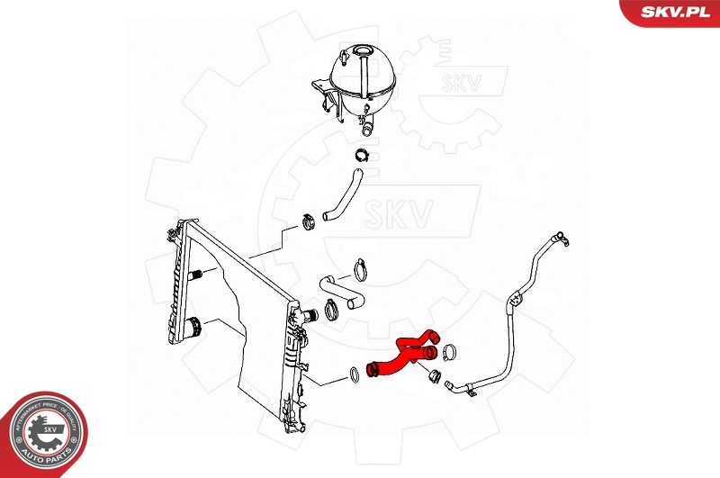 Шланг радіатора, Skv Germany 24SKV306