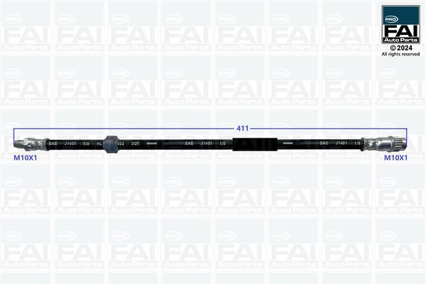 FAI AutoParts fékcső FPBH122