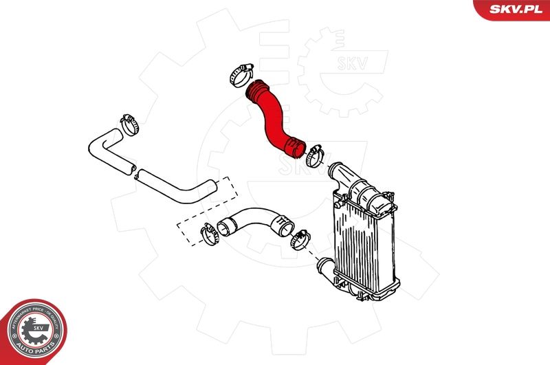 Шланг подачі наддувального повітря, Skv Germany 24SKV068