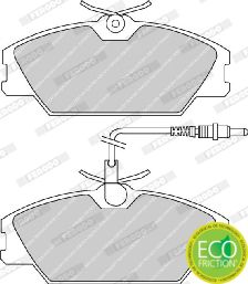 FERODO FDB406 Brake Pad Set, disc brake