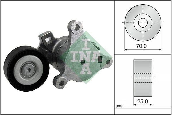 Натяжний пристрій, клиновий ремінь, CITROEN C4, C4 GRAND PICASSO I, C4 I, C4 PICASSO I, C5, C5 II, C5 III, C8, JUMPY, PEUGEOT 307, 307 CC, 307 SW, 308