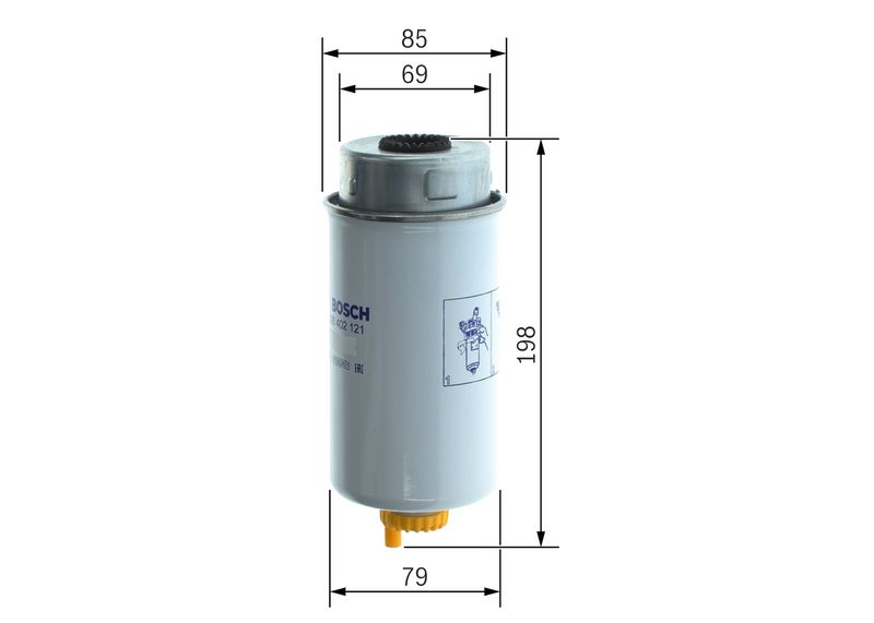 BOSCH Fuel Filter F 026 402 121