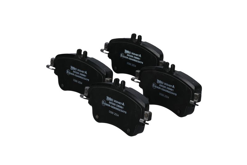 Piduriklotsi komplekt, ketaspidur, VALEO 302487A