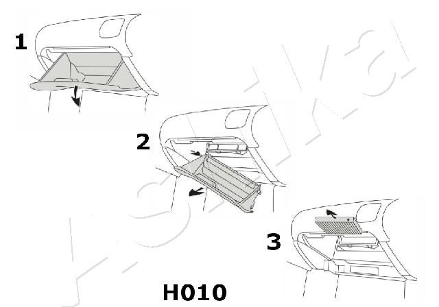 ASHIKA 21-H0-H010 Filter, cabin air