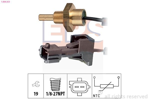 Sensor, temperatura del refrigerante