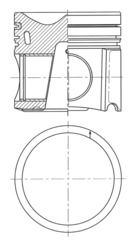 Product Image - Zuiger - 41659600 - KOLBENSCHMIDT