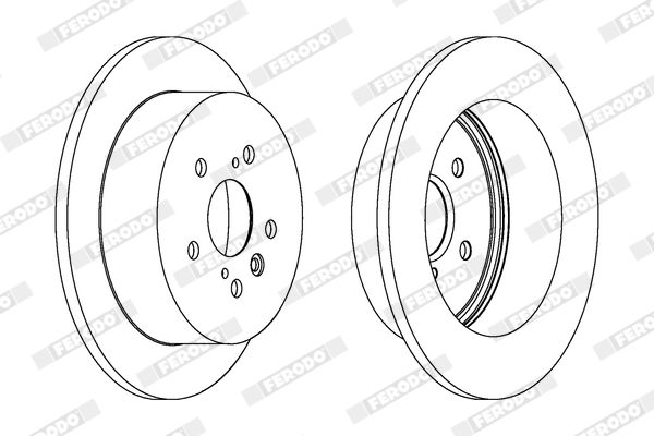 Гальмівний диск, Ferodo DDF1380