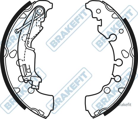 APEC Brake Shoe Set BSH1049