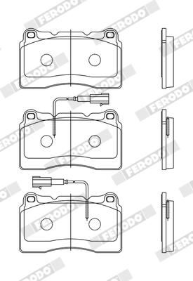 FERODO FDB1794 Brake Pad Set, disc brake