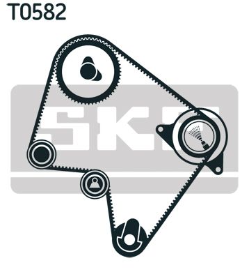 SKF VKMC 96010 Water Pump & Timing Belt Kit