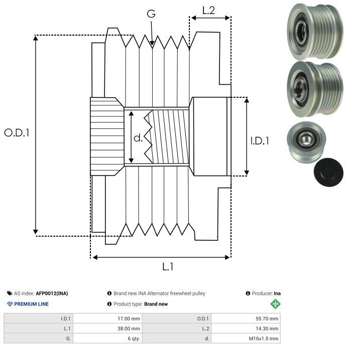 Generaatori vabakäik, AS-PL AFP0012(INA)