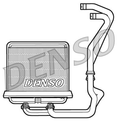 DENSO Hőcserélő, belső tér fűtés DRR12006