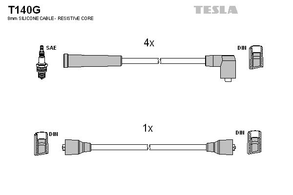 Комплект электропроводки TESLA