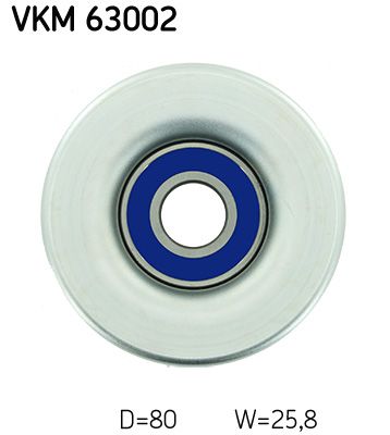 SKF VKM 63002 Deflection/Guide Pulley, V-ribbed belt