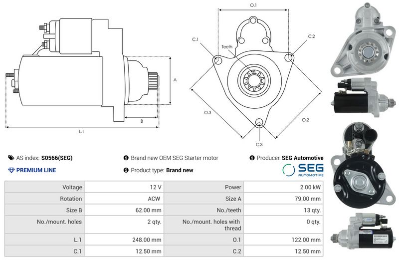 AS-PL S0566(SEG) Starter