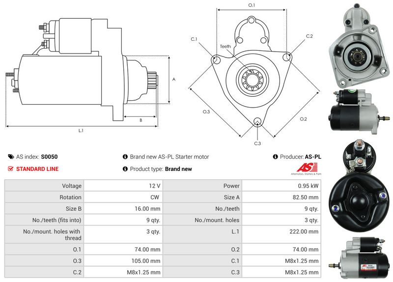 AS-PL S0050 Starter