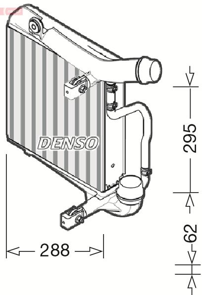 Denso Intercooler DIT28025