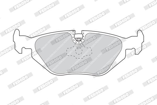 FERODO FDB850 Brake Pad Set, disc brake